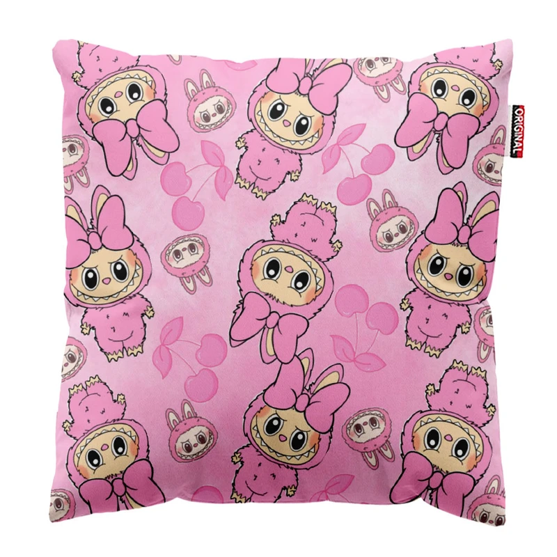   کوسن پاد آفرین طرح لبوبو سایز 30*30 سانتی متر کد 208