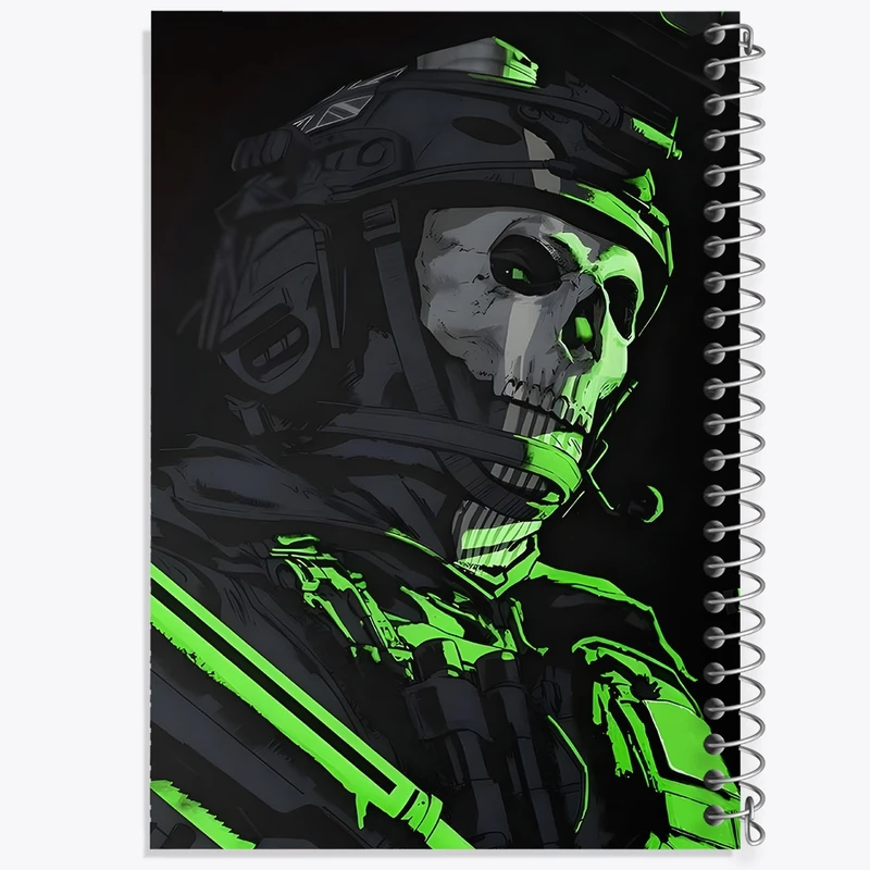دفتر نت موسیقی 50 برگ خندالو مدل کال آف دیوتی (call Of Duty) کد F1370