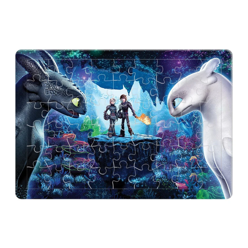 پازل 54 تکه طرح اژدها سواران مدل P916