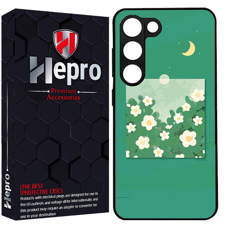کاور هپرو طرح گل کد TPU-028 مناسب برای گوشی موبایل سامسونگ GALAXY S23
