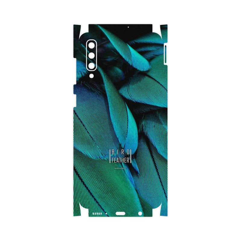 برچسب پوششی ماهوت مدل Green Feather-FullSkin مناسب برای گوشی موبایل سامسونگ Galaxy A50