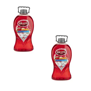مایع ظرفشویی هگزان مدل Strawberry حجم 2500 میلی‌ لیتر بسته 2 عددی