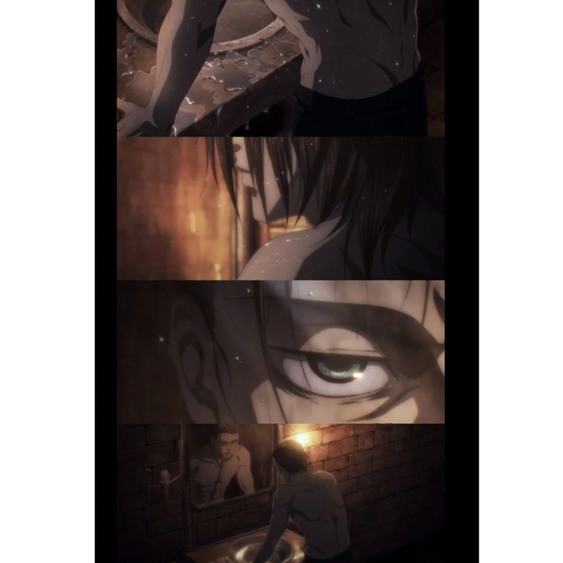 پوستر مدل ارن ییگر Eren yeager طرح انیمه Attack on titan کد 644