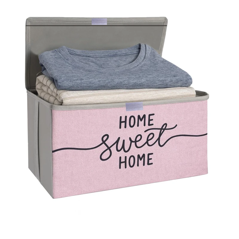 عکس شماره 4 : باکس لباس طرح لینن home sweet home کد s3