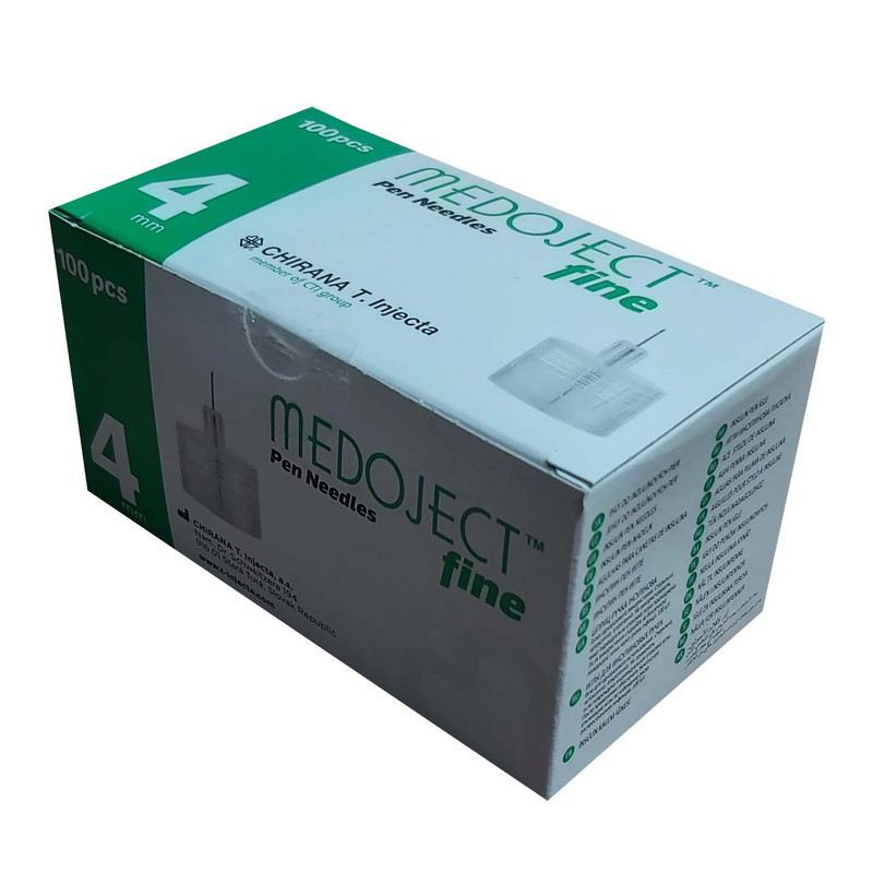 سوزن قلم انسولین مدوجکت مدل 4 بسته 100 عددی