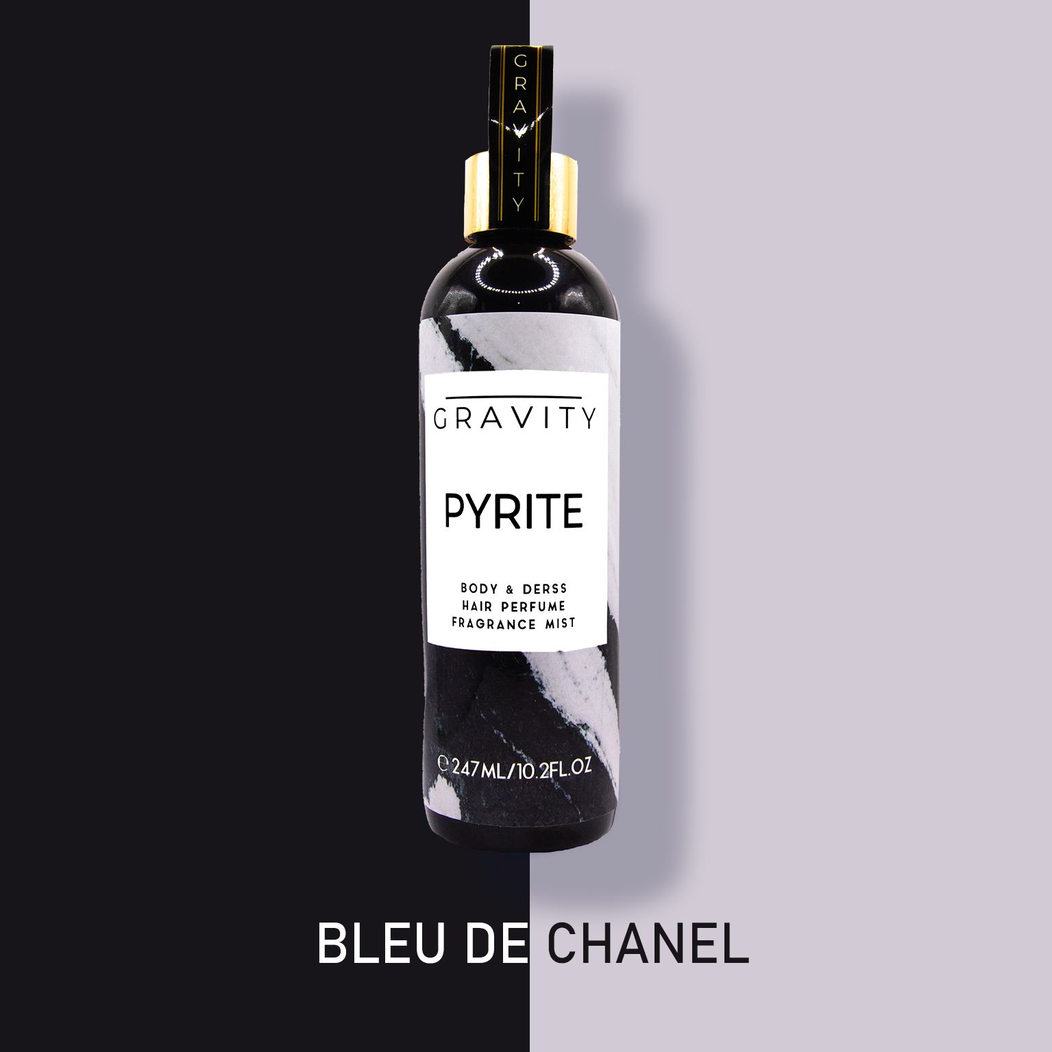 بادی میست مردانه گرویتی مدل PYRITE حجم 247 میلی لیتر - - 3