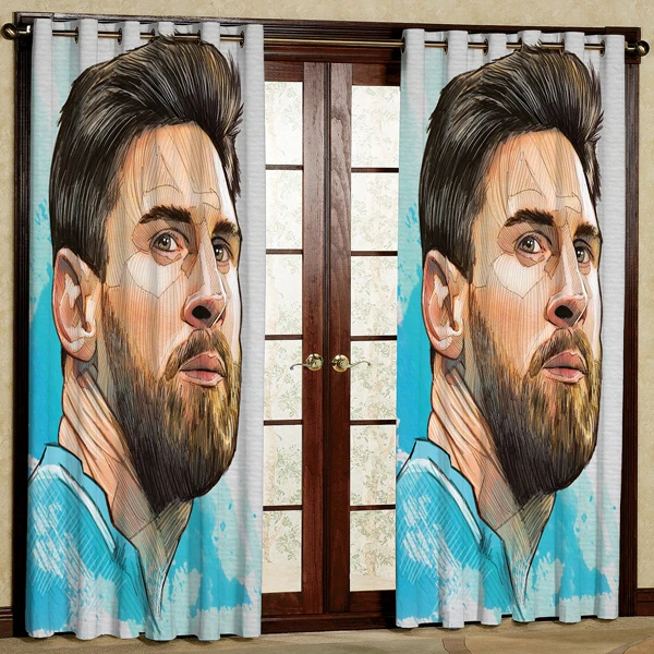 پرده مدل مخمل پانچی کد 6134 سایز 280x140 سانتی متر