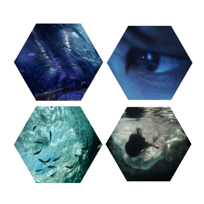 پوستر مدل وینتیج دریا بسته 4 عددی