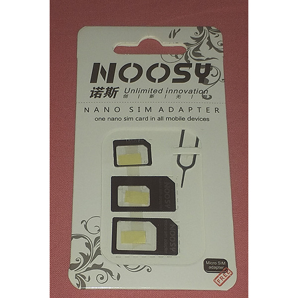 تبدیل سیم کارت میکرو و نانو به استاندارد مدل AA مجموعه 4عددی