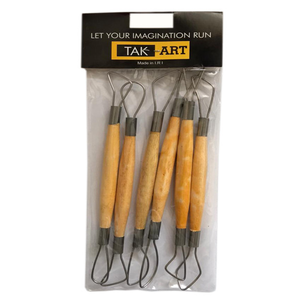 ابزار سفالگری تک ارت مدل IRI مجموعه 6 عددی ابزار سفالگری تک ارت مدل IRI مجموعه 6 عددی