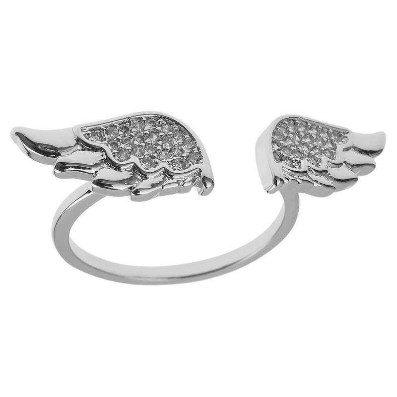 انگشتر زنانه وای اس ایکس مدل بال فرشته کد 689633