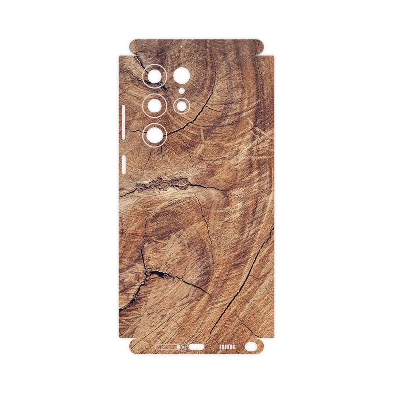 برچسب پوششی ماهوت مدل Wood Texture 5-FullSkin مناسب برای گوشی موبایل سامسونگ Galaxy S22 Ultra 5G