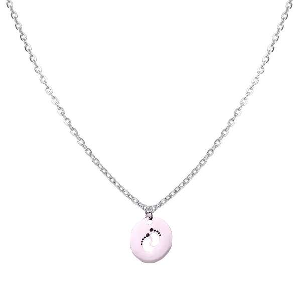 گردنبند دخترانه مدل پای کودک گردنبند دخترانه مدل پای کودک