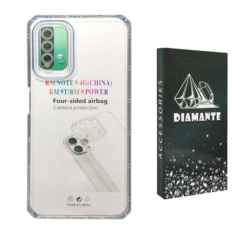 کاور دیامانته مدل Nahid Navy مناسب برای گوشی موبایل شیائومی Redmi 9t 