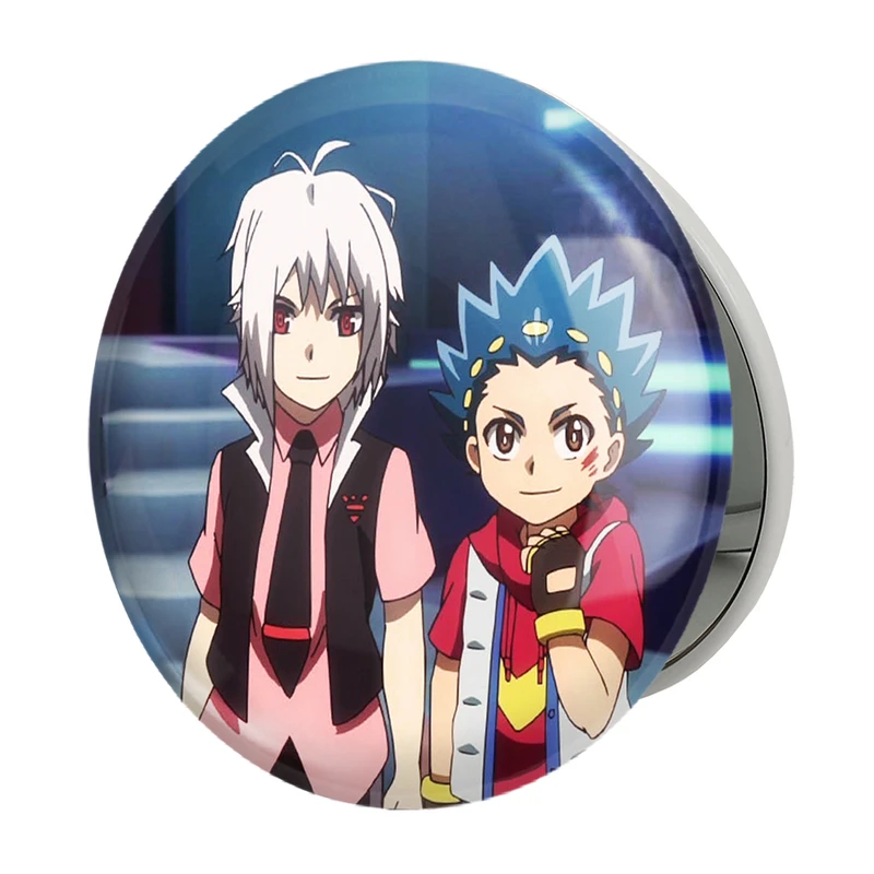 آینه جیبی خندالو طرح انیمه فرفره های انفجاری مدل تاشو کد 27854 