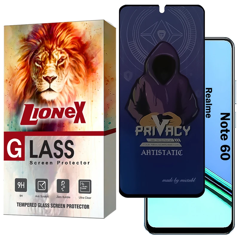 محافظ صفحه نمایش لایونکس مدل PRML مناسب برای گوشی موبایل ریلمی Note 60