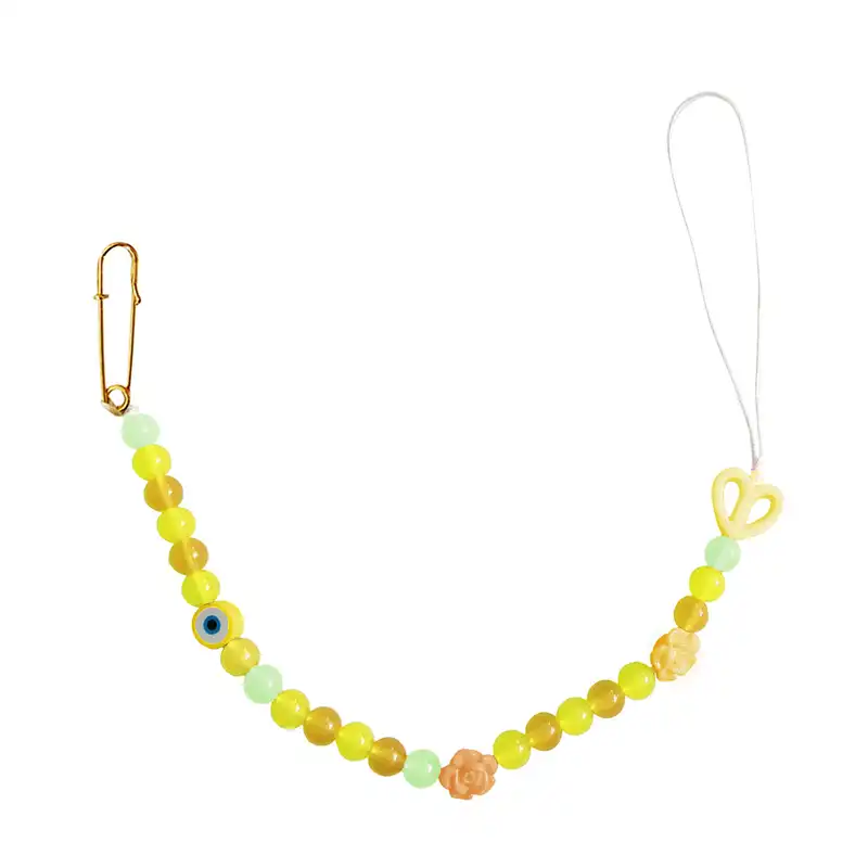 زنجیر پستانک مدل آبنبات و چشم نظر