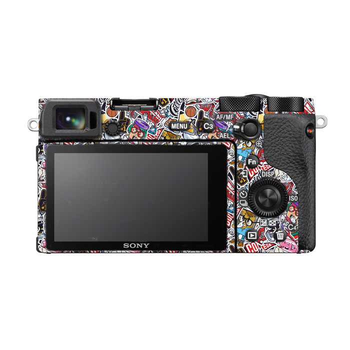 برچسب پوششی دوربین مدل گرافیتی مناسب برای دوربین سونی Sony A6400