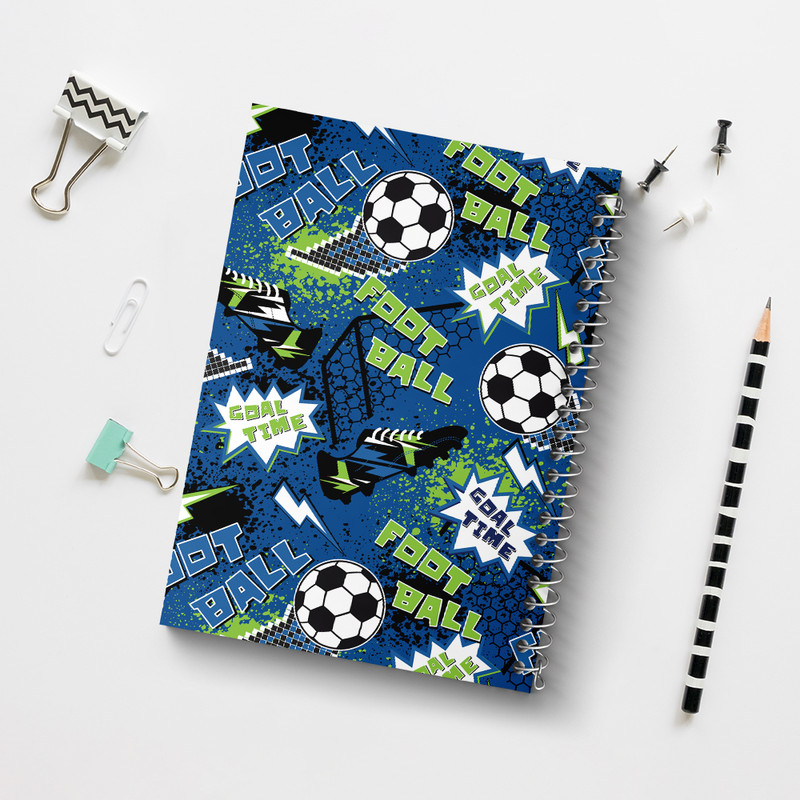 دفتر مشق 50 برگ خندالو طرح فوتبال کد N621