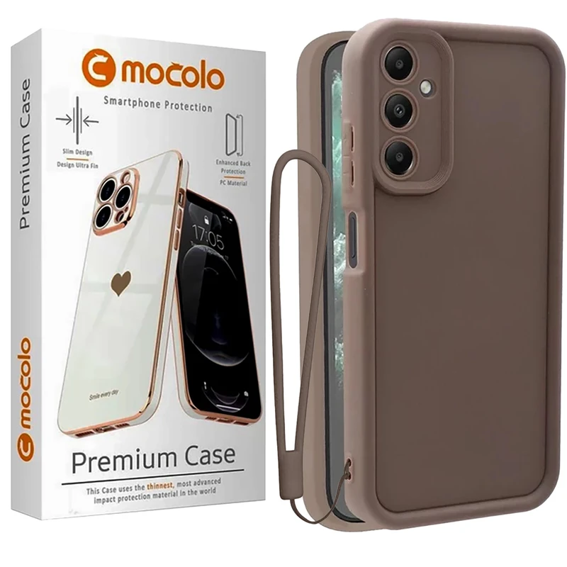 کاور موکولو مدل Silicone Puffer Strap مناسب برای گوشی موبایل سامسونگ Galaxy S24 FE / S24FE 5G به همراه بند آویز