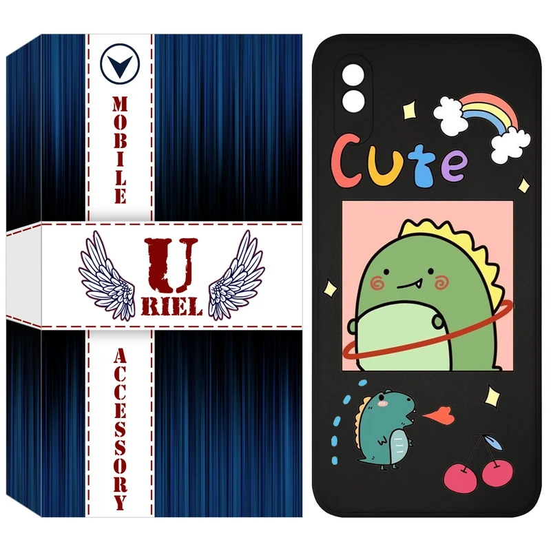 کاور یوریل مدل KSH کد 20 طرح دایناسور مناسب برای گوشی موبایل شیائومی Redmi 9A / Redmi 9AT