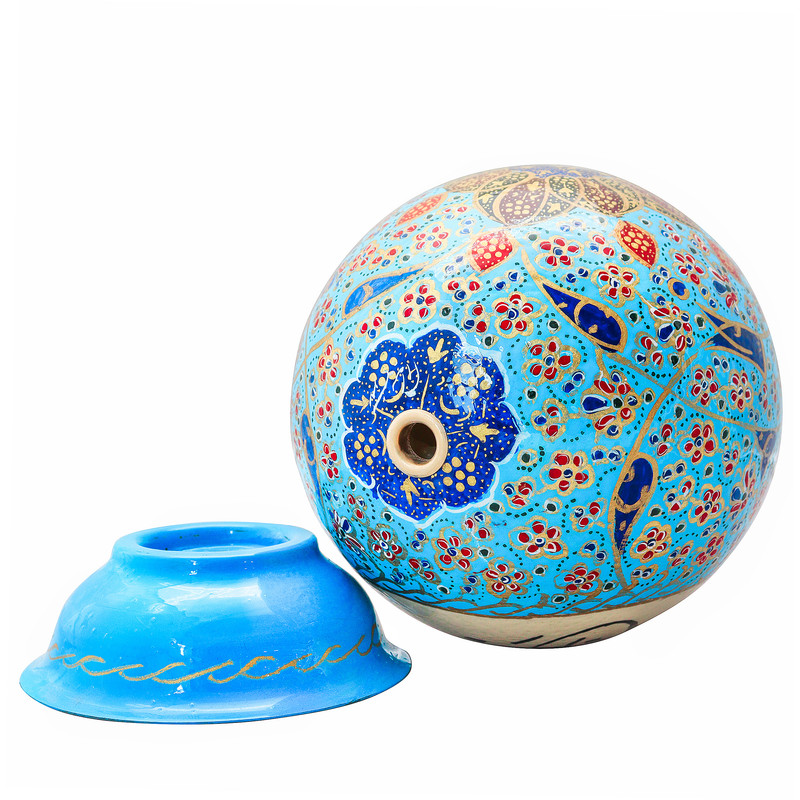 تخم شترمرغ  تزیینی مدل مگنت دار طرح یا أباعبدالله الحسین (ع) کد 2015