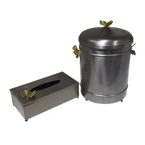 ست سطل و جای دستمال کاغذی مدل 412P