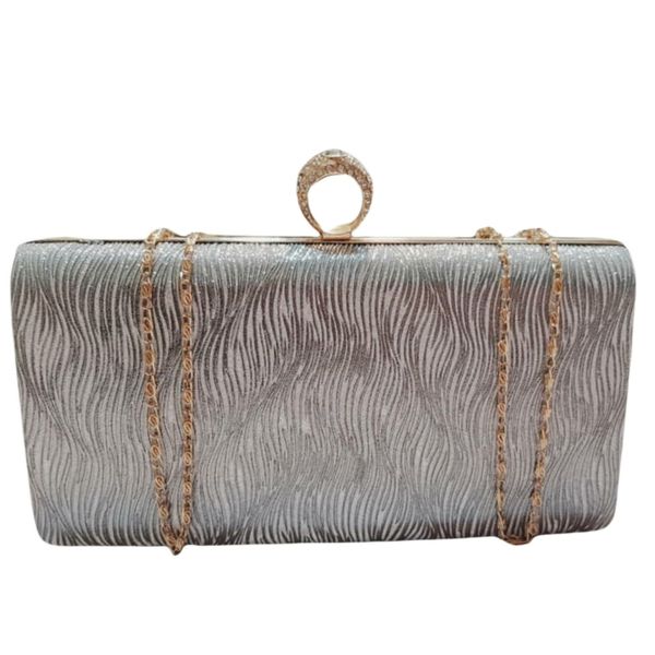 کیف مجلسی زنانه مدل موج کد 2023