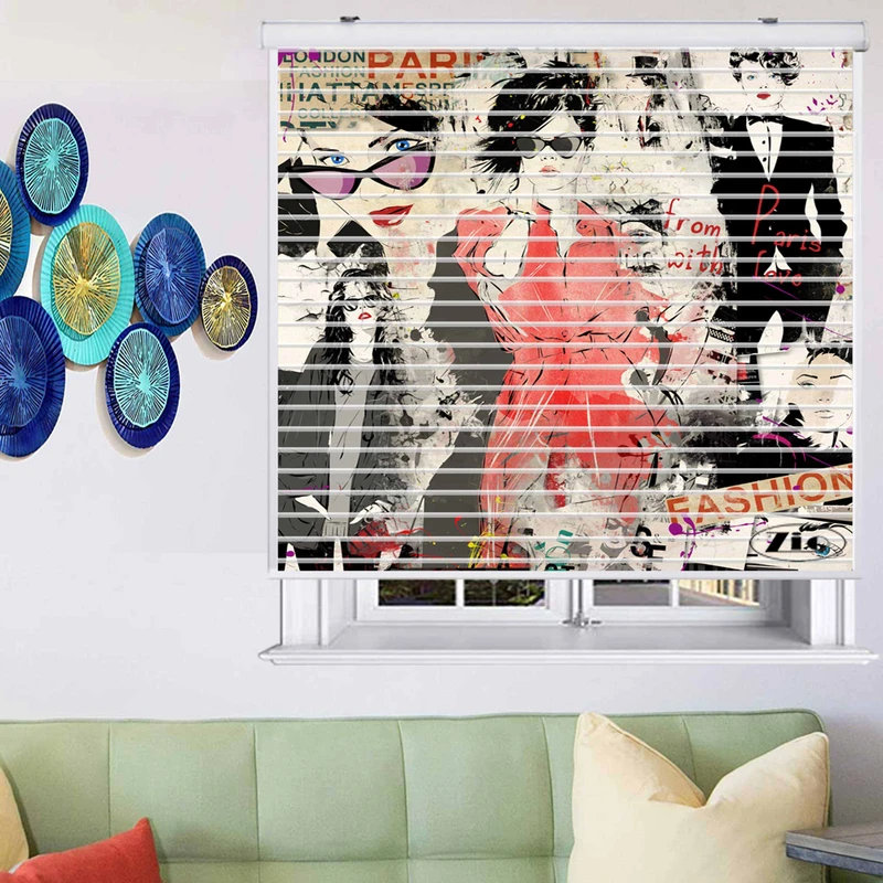 پرده زبرا زیو مدل P-6043 سایز 150x150 سانتی متر