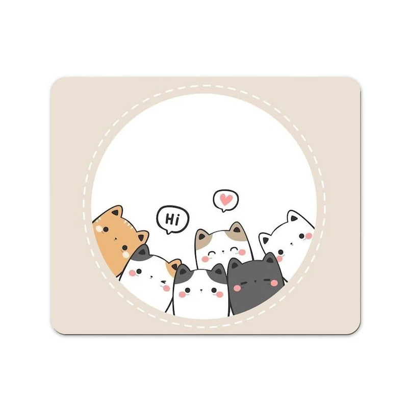 ماوس پد پاد آفرین مدل گربه های کیوت کد 302 سایز 24*19 سانتی متر