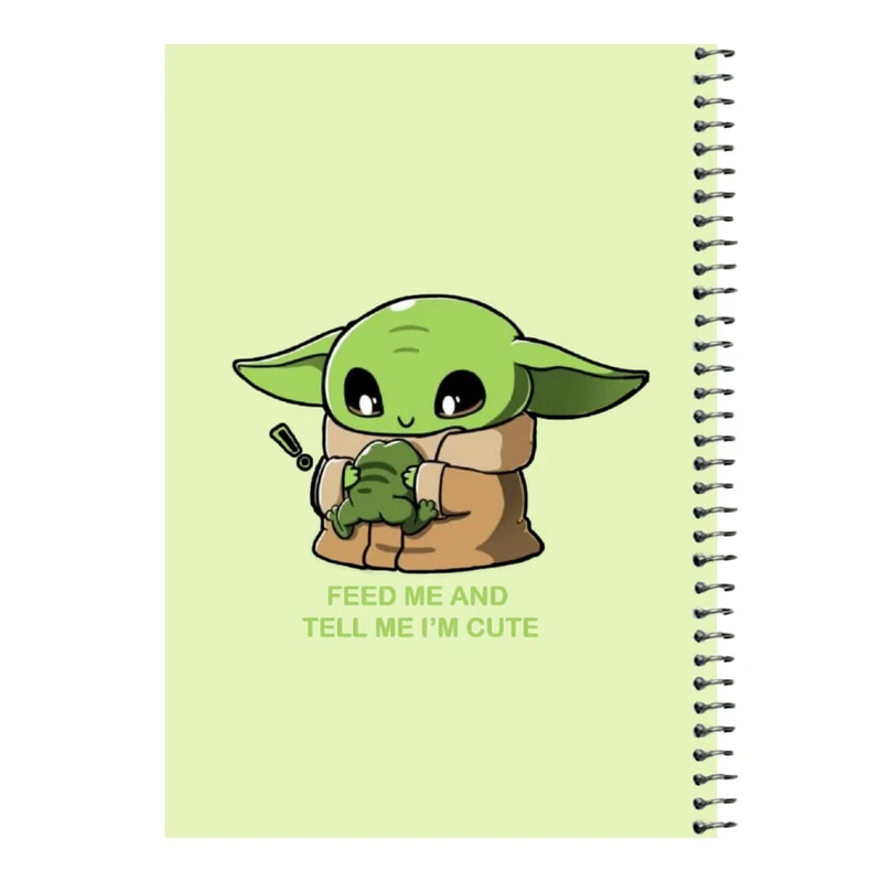 دفتر مشق 80 برگ اس جی مدل بیبی یودا کد 11