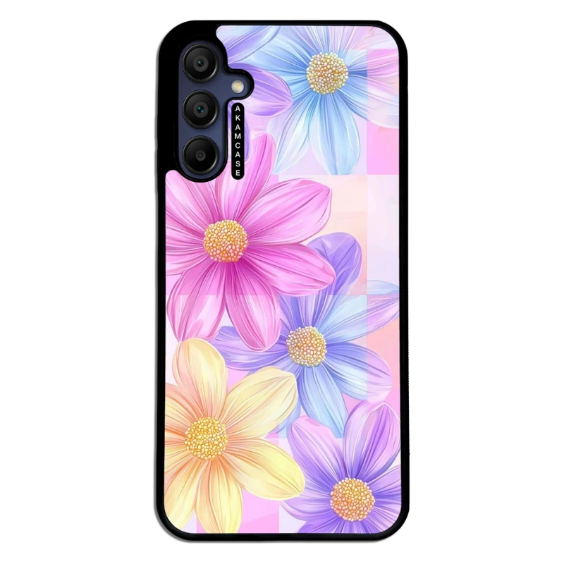 کاور آکام مدل AMC-WSGA15-FLOWERS-31 مناسب برای گوشی موبایل سامسونگ Galaxy A15
