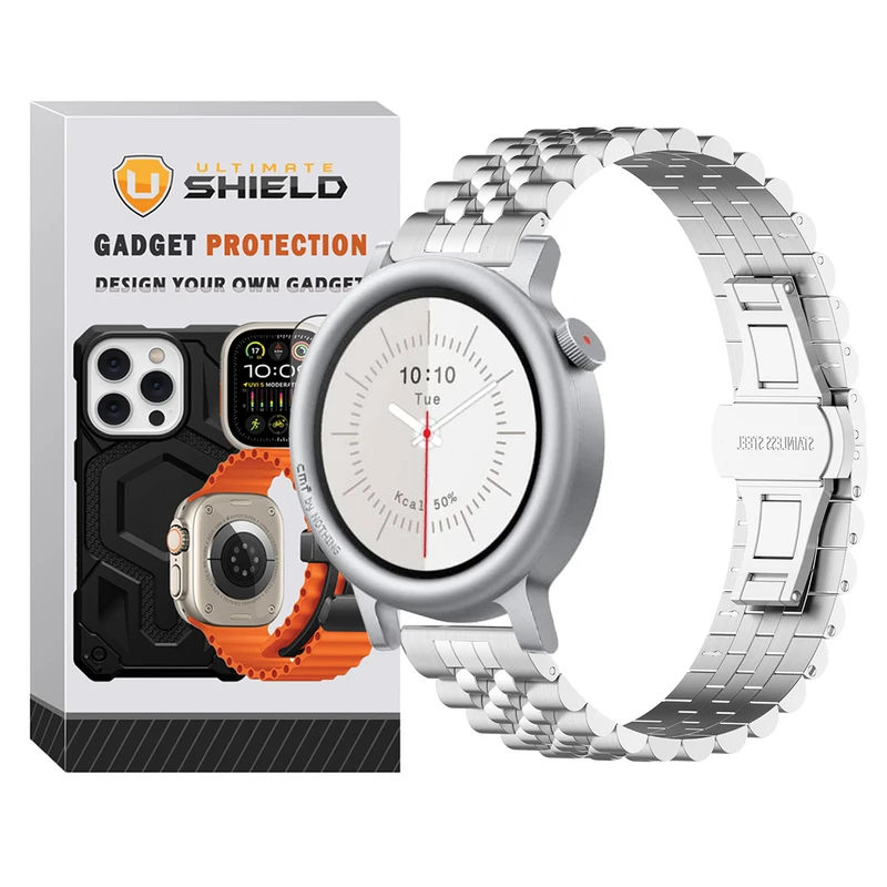 بند آلتیمیت شیلد مدل 5Row TW مناسب برای ساعت هوشمند ناتینگ CMF Watch 3 Pro 22mm