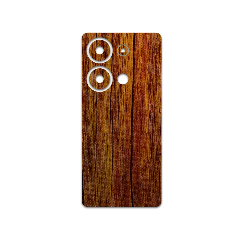 برچسب پوششی ماهوت مدل Orange-Wood مناسب برای گوشی موبایل شیائومی Redmi Note 13 Pro 4G