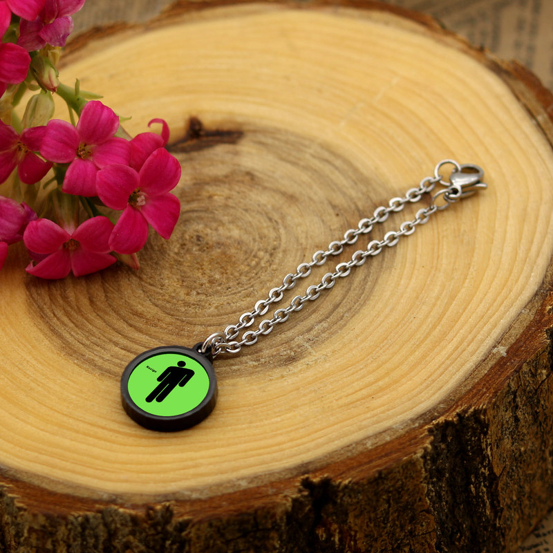 آویز ساعت زنانه مدل شب تاب طرح بیلی آیلیش کد AW8738