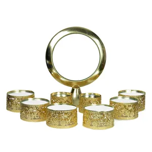 مجموعه هفت سین 9 پارچه طرح گل و برگ مدل B105