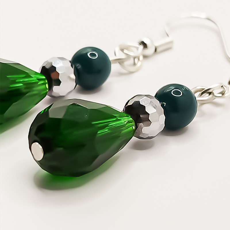 گوشواره نقره زنانه مدل کاژه