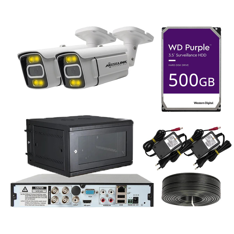 سیستم امنیتی مدل CAMERA 2 - AXESSLINK مجموعه 2 عددی