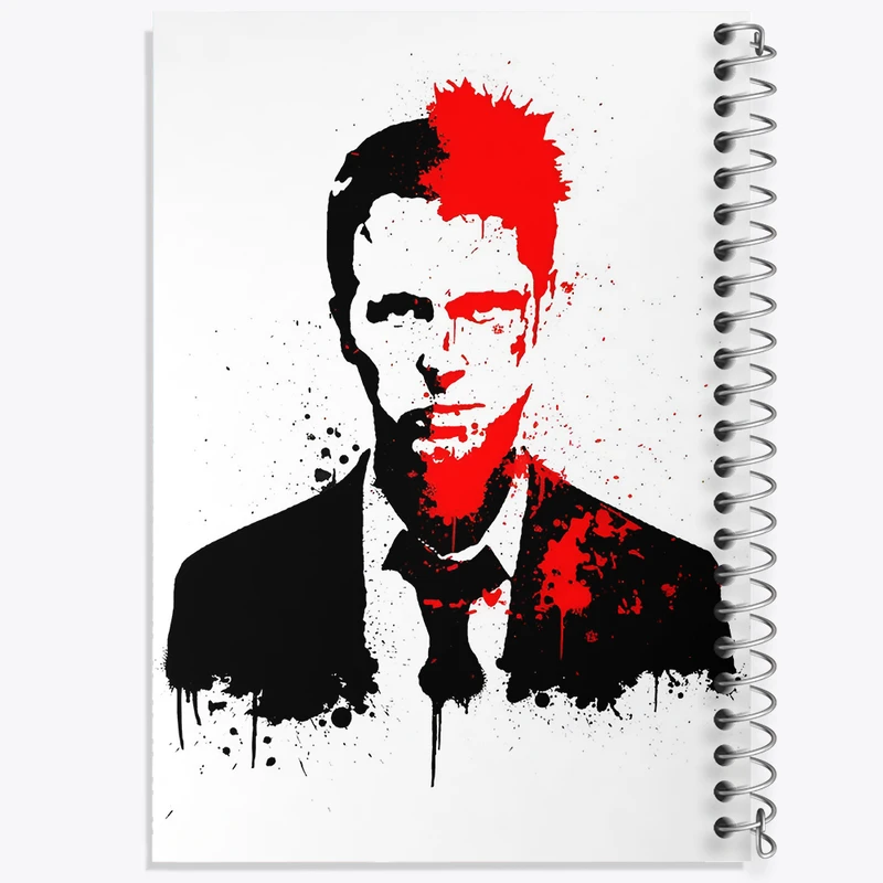 دفتر لیست خرید 50 برگ خندالو طرح باشگاه مبارزه (Fight Club) کد N5733