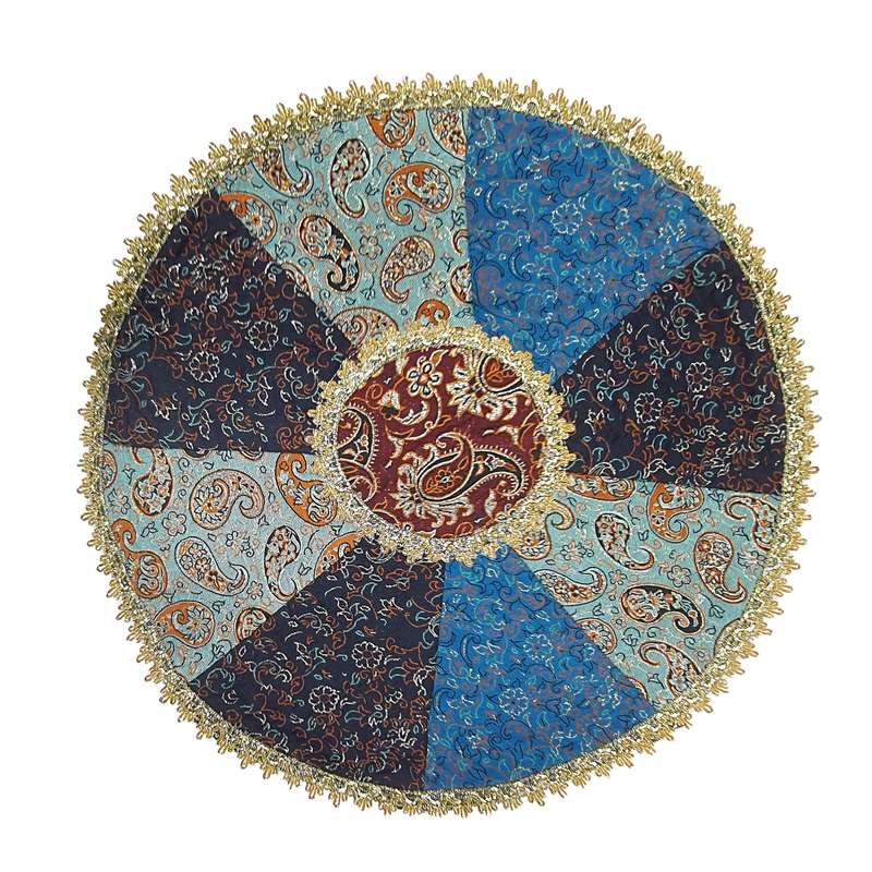 رومیزی ترمه مدل چهل تکه سالار کد F137