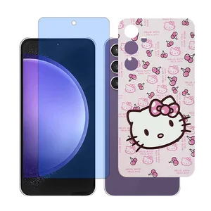 Glass Together model Anti-blue Screen Protector Suitable for Samsung Galaxy A55 Mobile Phone with Back cover sticker