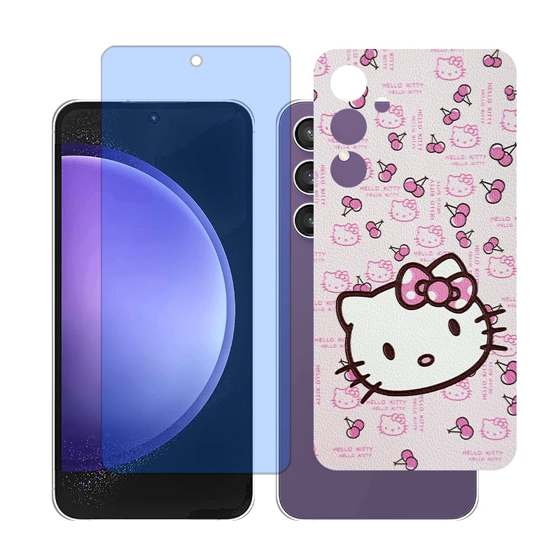 محافظ صفحه نمایش آنتی بلو گلس مدل Together مناسب برای گوشی موبایل سامسونگGalaxy A55 به همراه برچسب پوششی پشت گوشی 