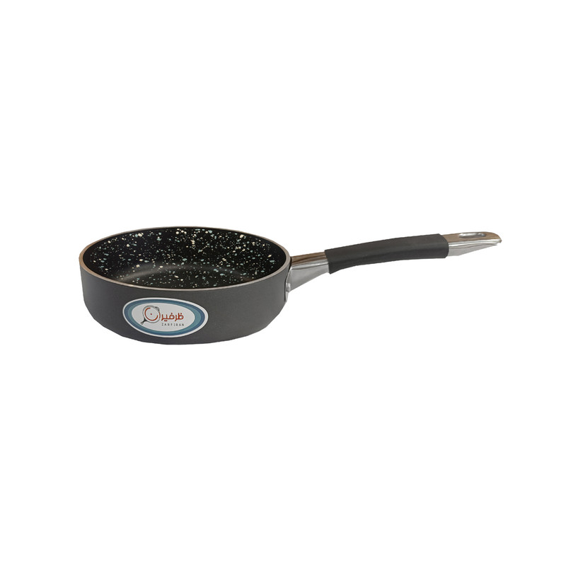 تابه تفلون ظرفیران مدل تکدسته گرانیی کد 8  سایز 16
