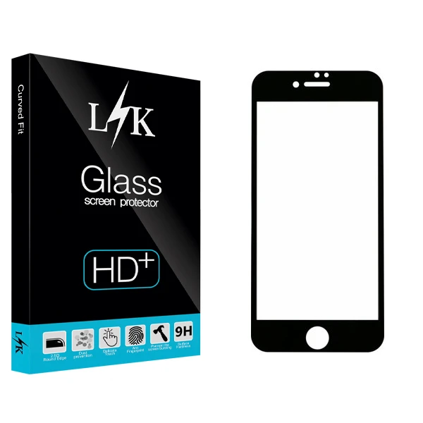 محافظ صفحه نمایش 5D ال کی مدل +LITE مناسب برای گوشی موبایل اپل IPhone 7 plus/8 plus