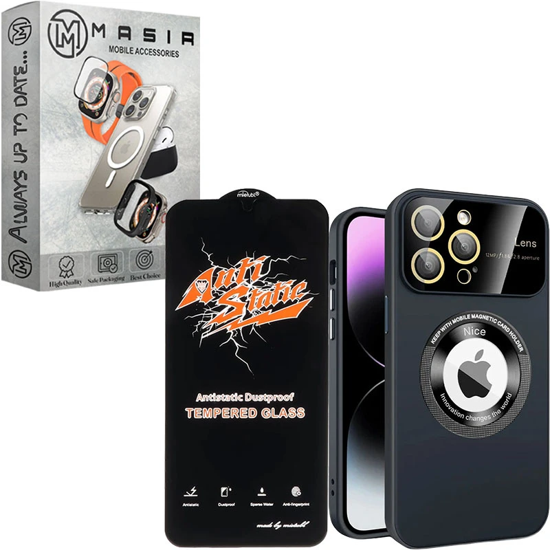 کاور مسیر مدل Mega Anti-Static مناسب برای گوشی موبایل اپل iPhone 11 Pro  به همراه محافظ صفحه نمایش