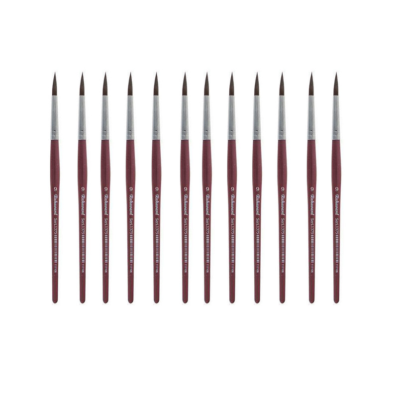 قلم مو ره آورد کد 1375شماره 9 بسته 12 عددی