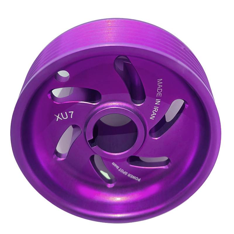 پولی سر میل لنگ سبک کد PST-XU7P مناسب برای 405 و سمند و پارس