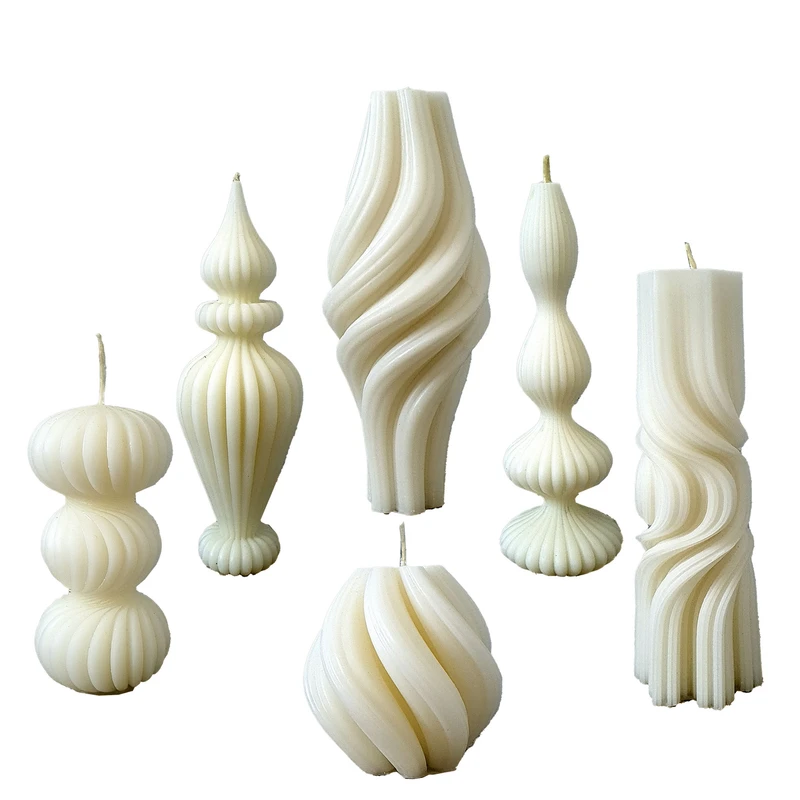 شمع دست ساز مدل B6T مجموعه 6 عددی