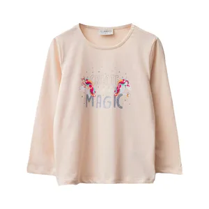 تی شرت آستین بلند دخترانه ال سی وایکیکی مدل 165