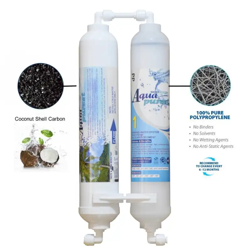 فیلتر تصفیه کننده آب آبسردکن آکوا پیورست شریعتی مدل T 202 NEW مجموعه 2 عددی